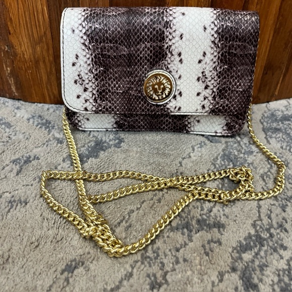 Anne Klein Snake Print Crossbody Small Bag - Picture 1 of 10